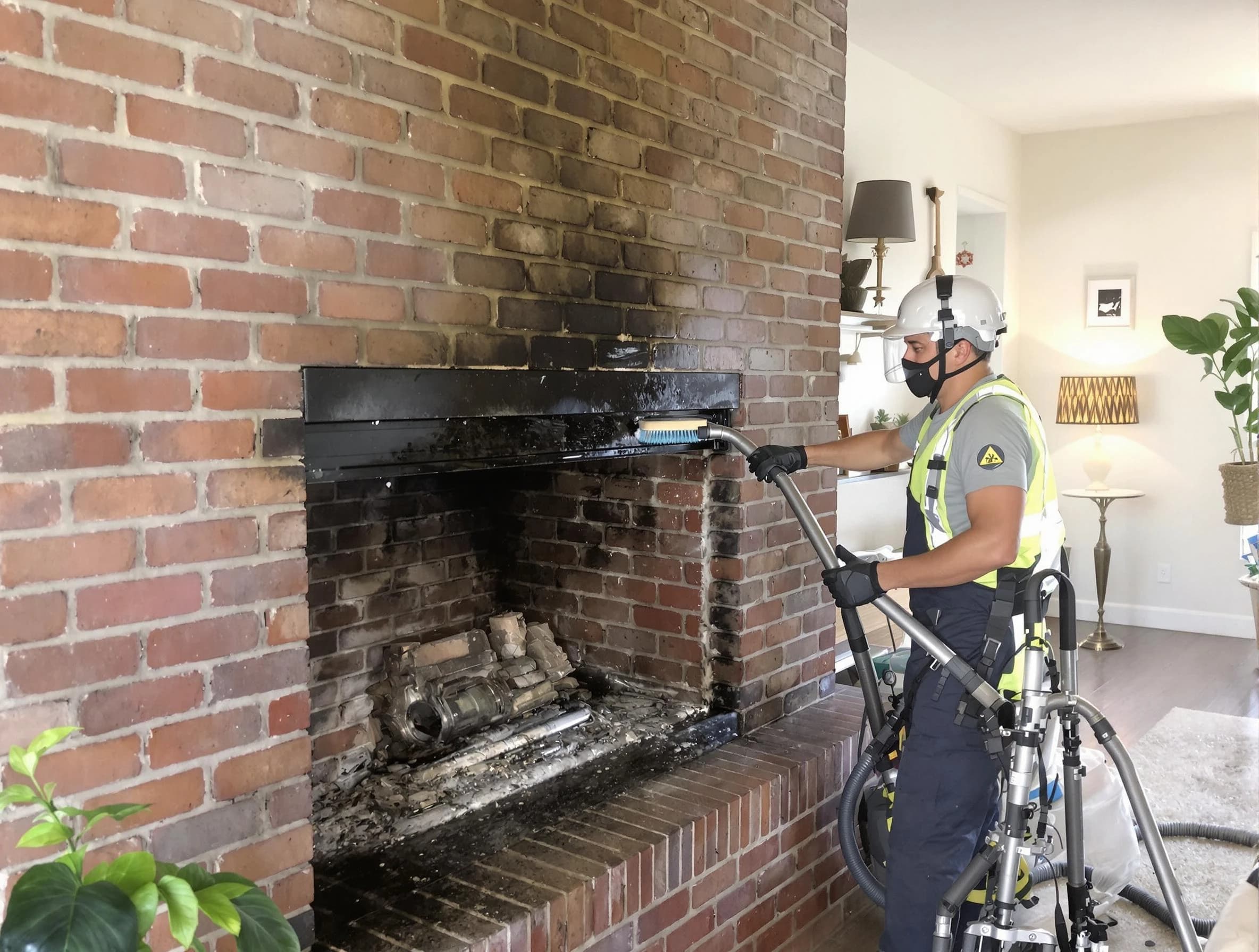 Monroe Chimney Sweep providing fireplace cleaning services in Monroe, NJ